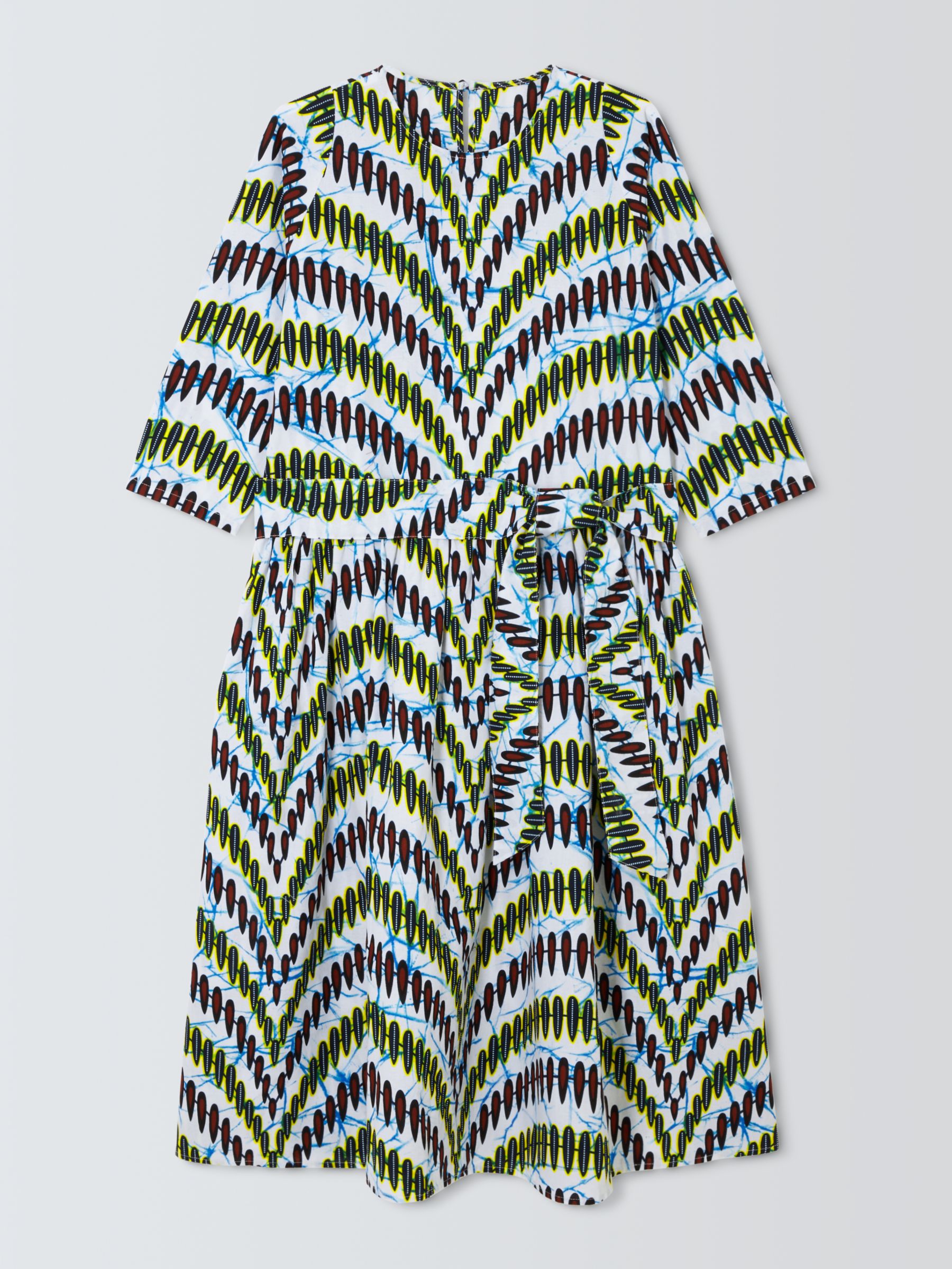 Kemi Telford Geometric Stripe Dress, Multi, L