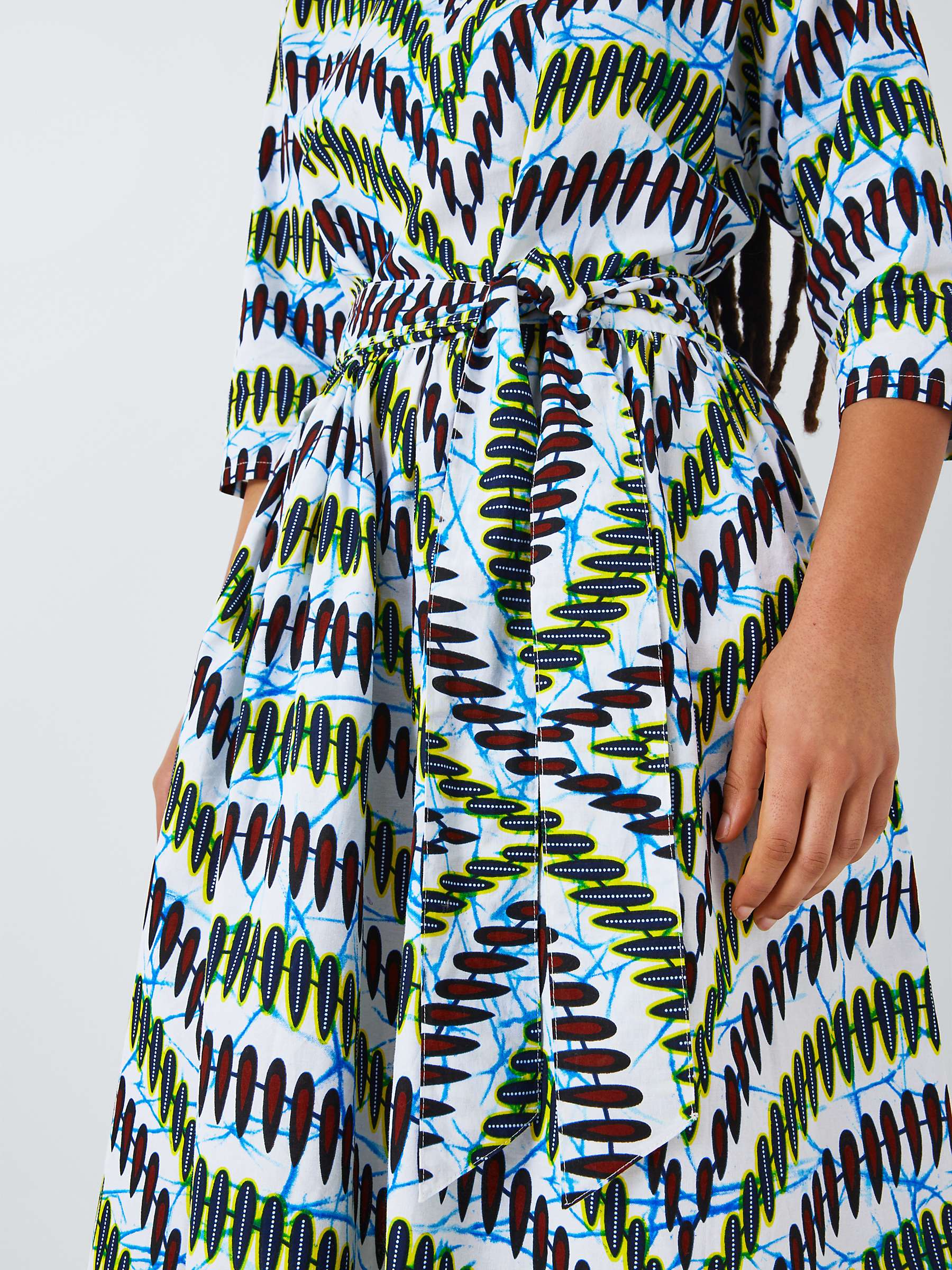 Buy Kemi Telford Geometric Stripe Dress, Multi Online at johnlewis.com