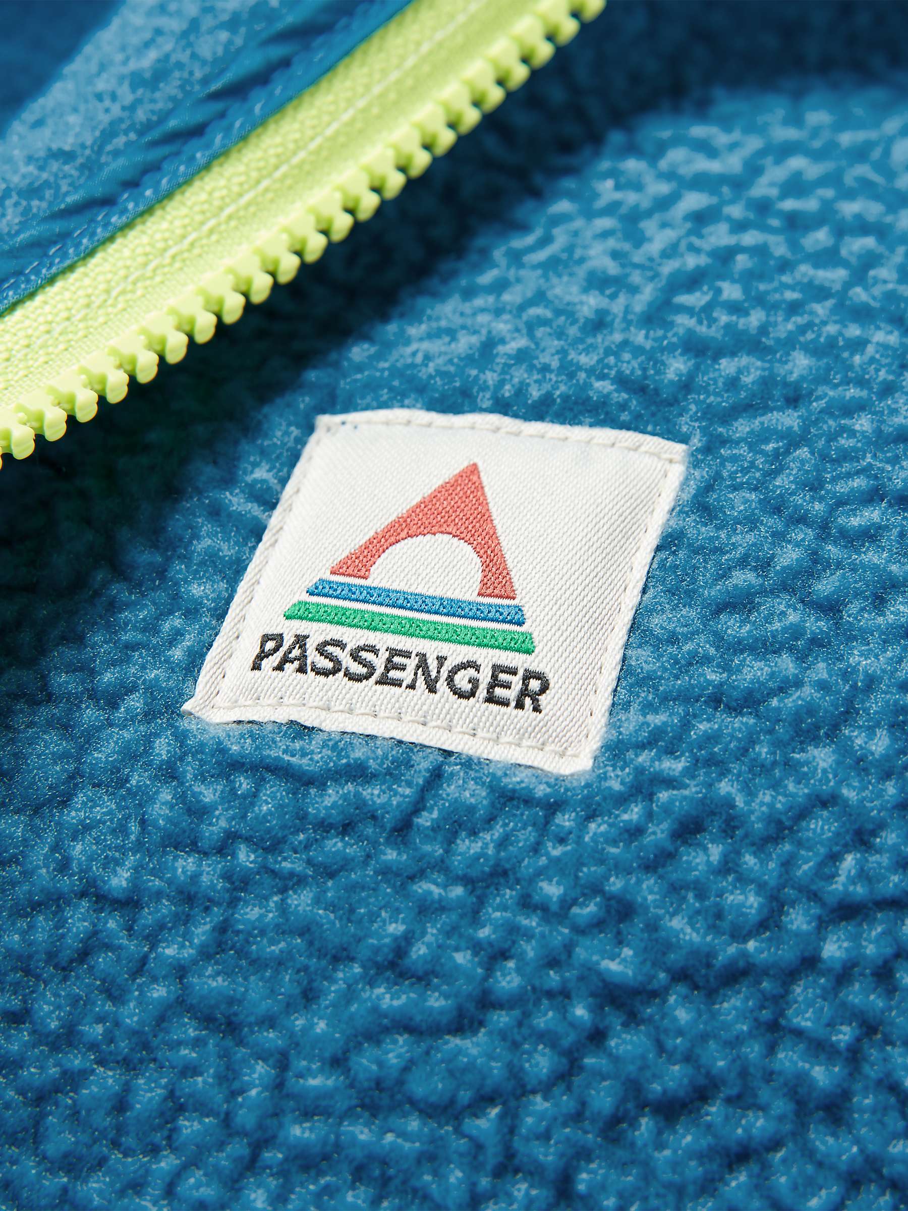 Buy Passenger Fairbanks 2.0 Colour Block Fleece Jacket, Lilac Mist Online at johnlewis.com
