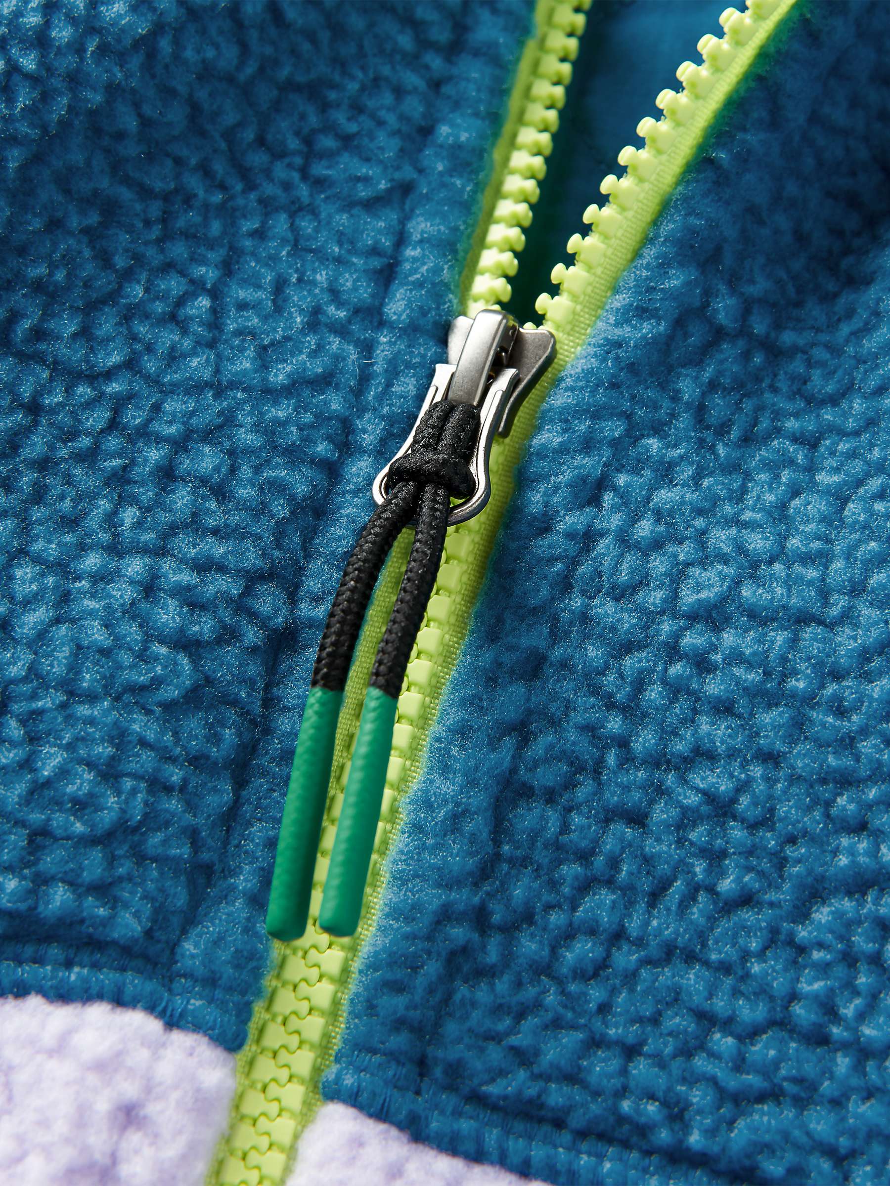 Buy Passenger Fairbanks 2.0 Colour Block Fleece Jacket, Lilac Mist Online at johnlewis.com