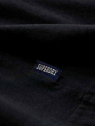Superdry Organic Cotton Essential Logo Tank Top, Black
