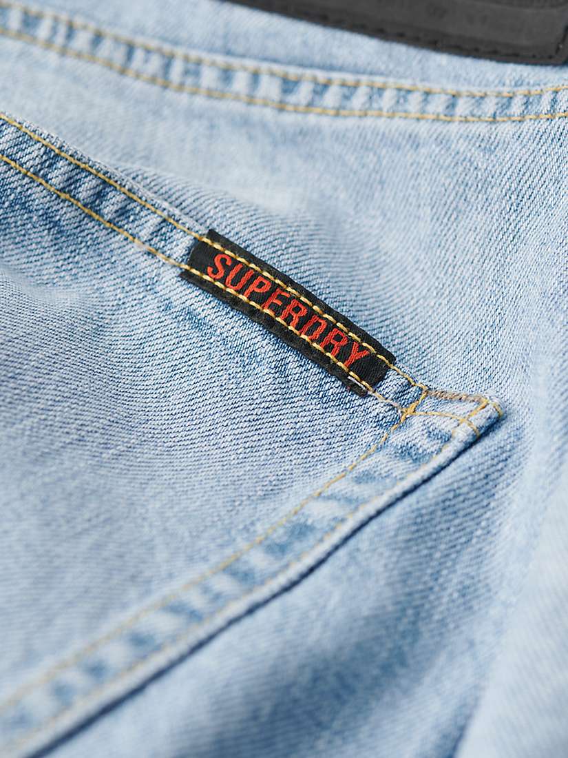 Buy Superdry Straight Denim Shorts Online at johnlewis.com