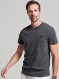 Superdry Organic Cotton Essential Logo T-Shirt, Charcoal Heather