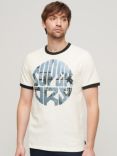 Superdry Photographic Logo T-Shirt, Winter White
