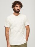Superdry Embossed Archive Graphic T-Shirt, Winter White