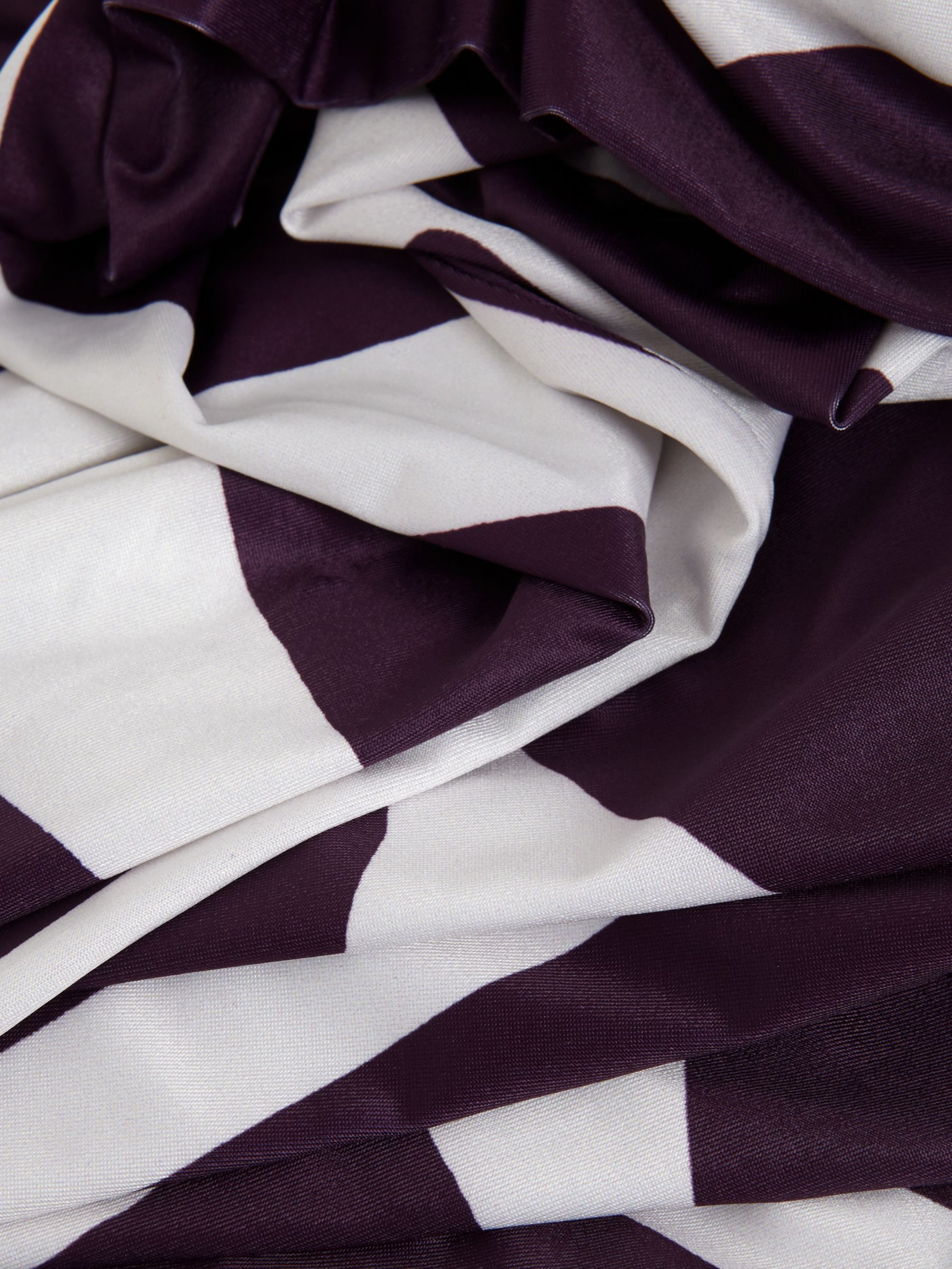 Phase Eight Palmer Leaf Maxi Dress, Purple/White, 16