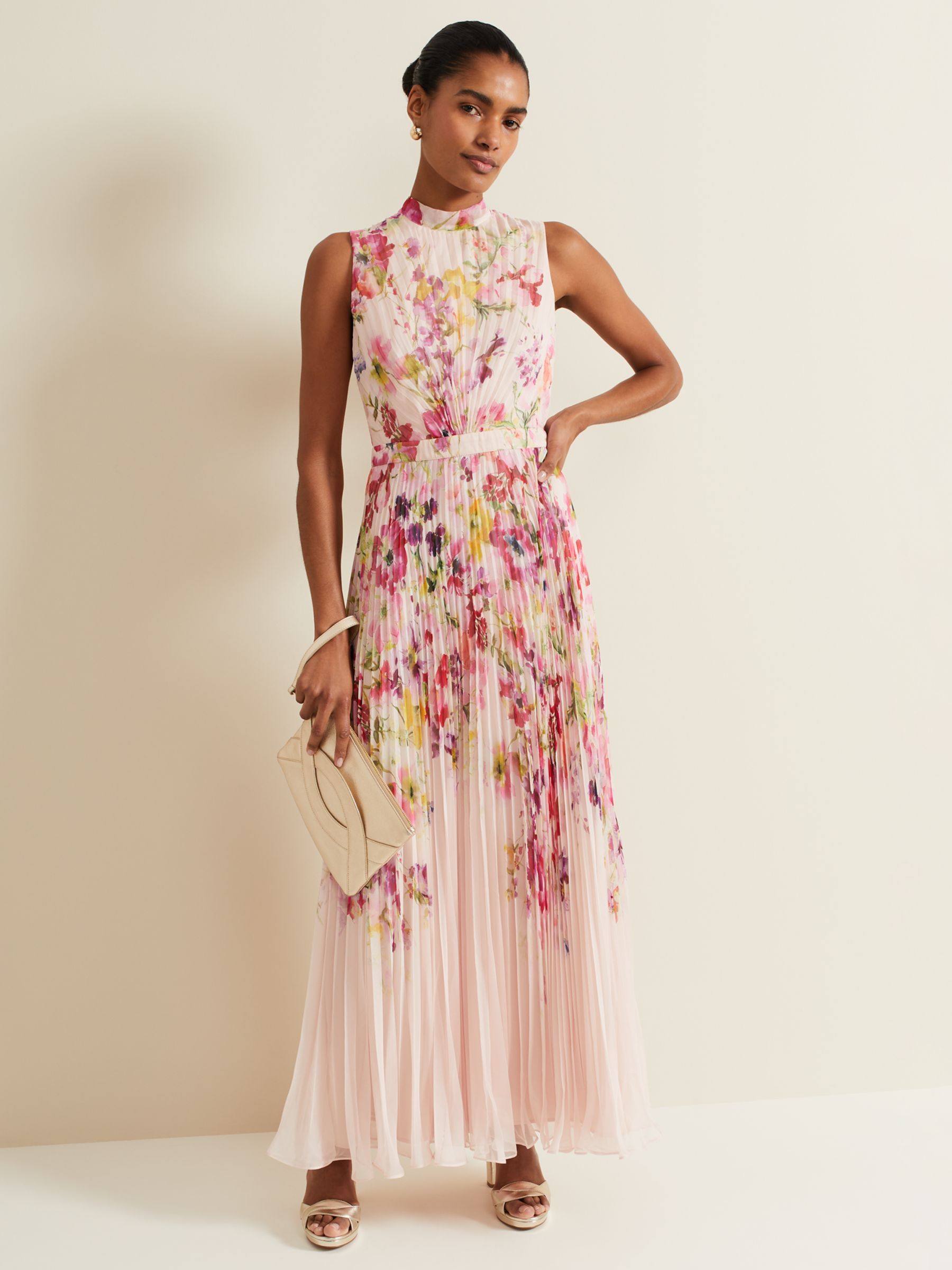 Floral Pleated Dresses | John Lewis & Partners