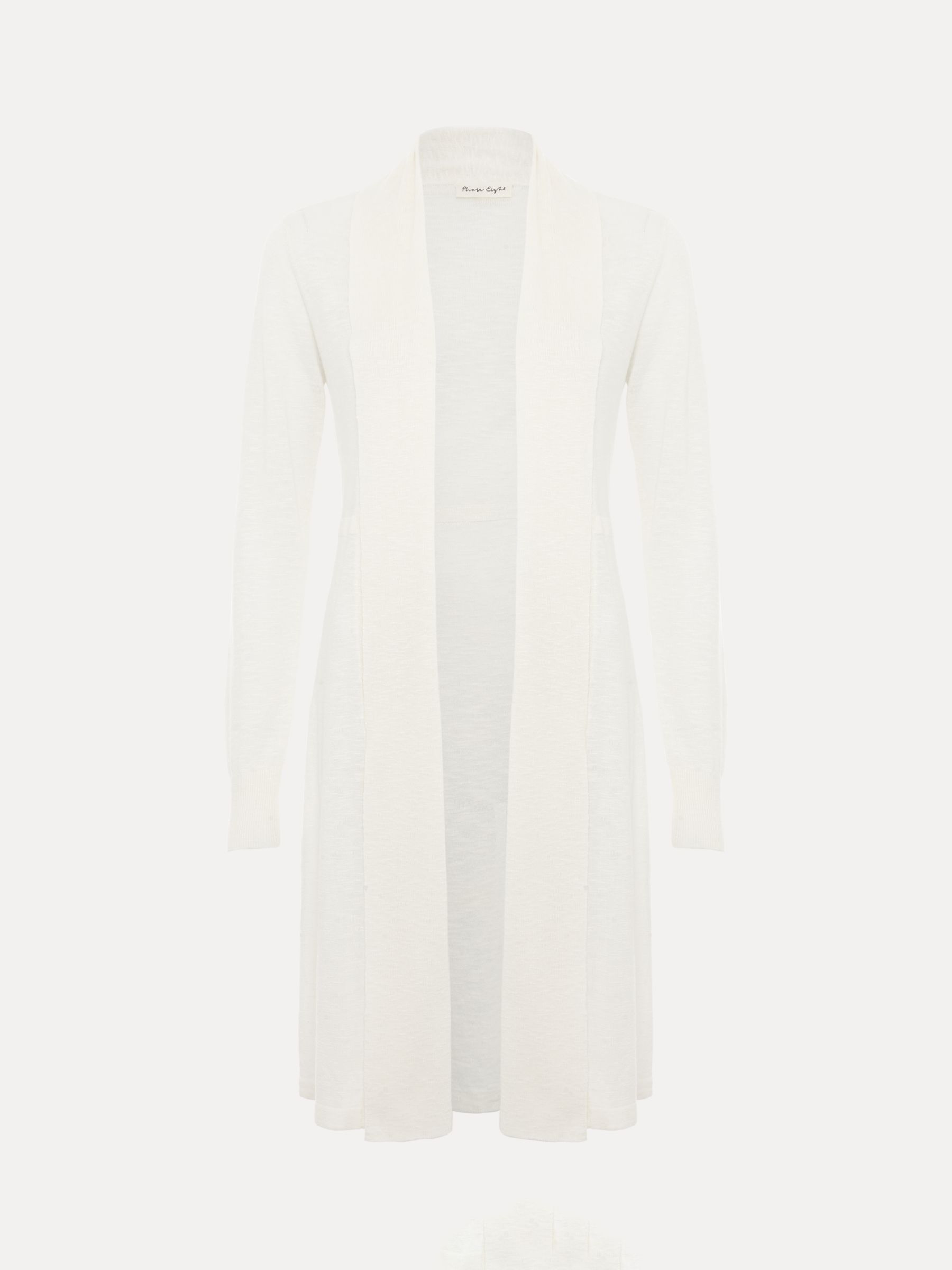 Buy Phase Eight Louise Linen Blend Longline Cardigan Online at johnlewis.com