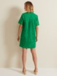 Phase Eight Nicky Broderie Swing Dress, Green