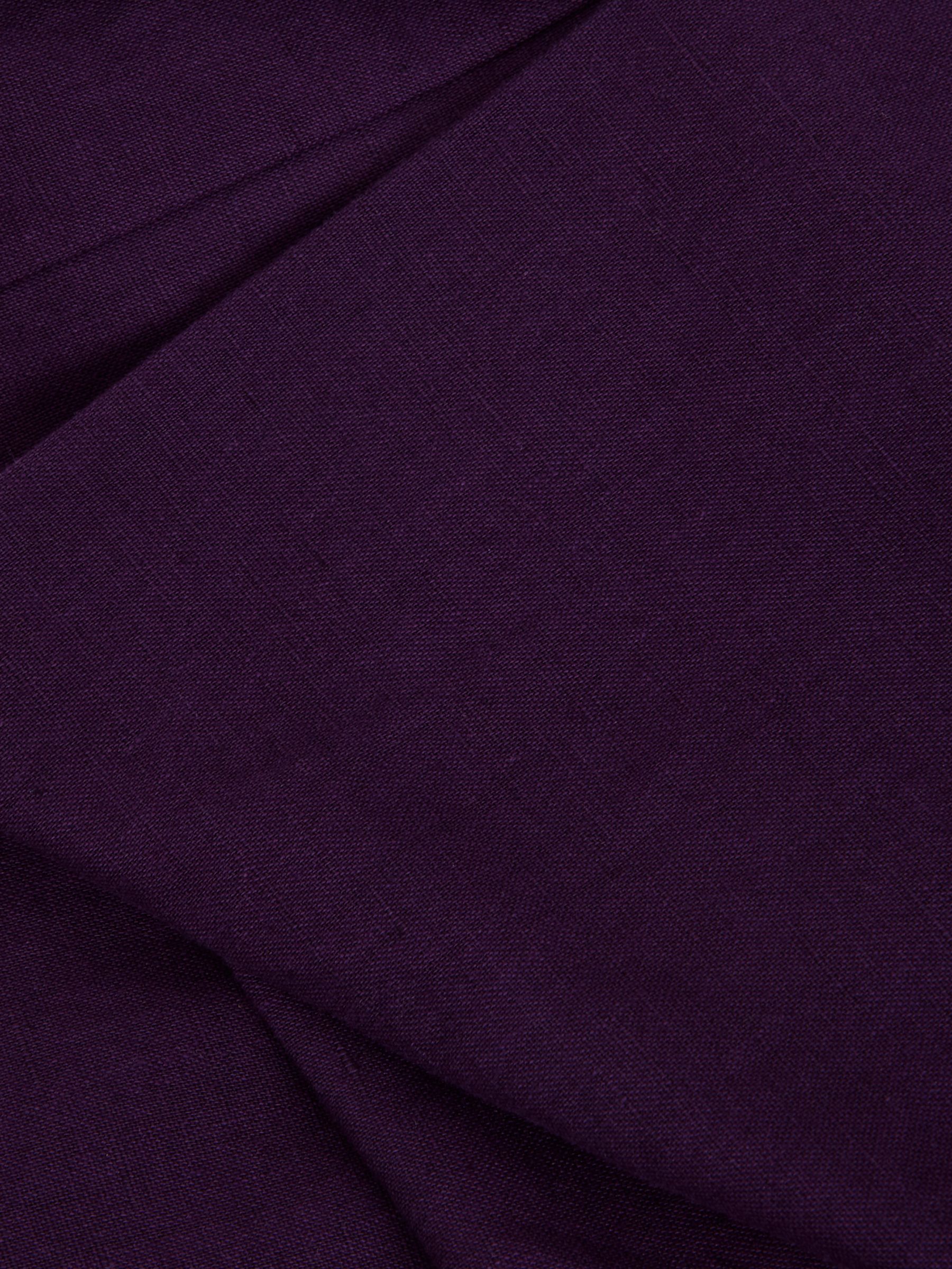 Phase Eight Lotty Puff Sleeve Midi Dress, Purple, 16