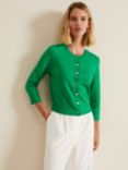 Phase Eight Robin Button Through Cardigan, Green