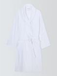 John Lewis Cotton Viscose Unisex Bath Robe, White