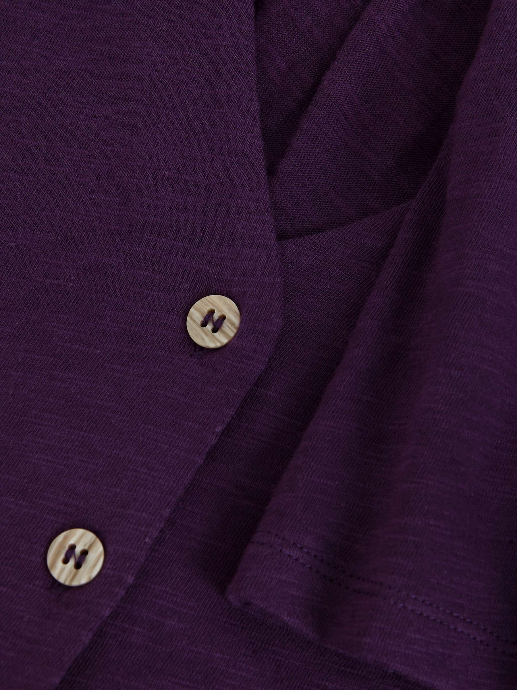 Buy Phase Eight Lorenna Jersey Top, Purple Online at johnlewis.com