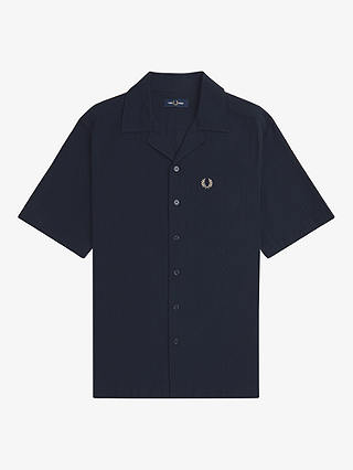 Fred Perry Revere Collar Shirt, Navy