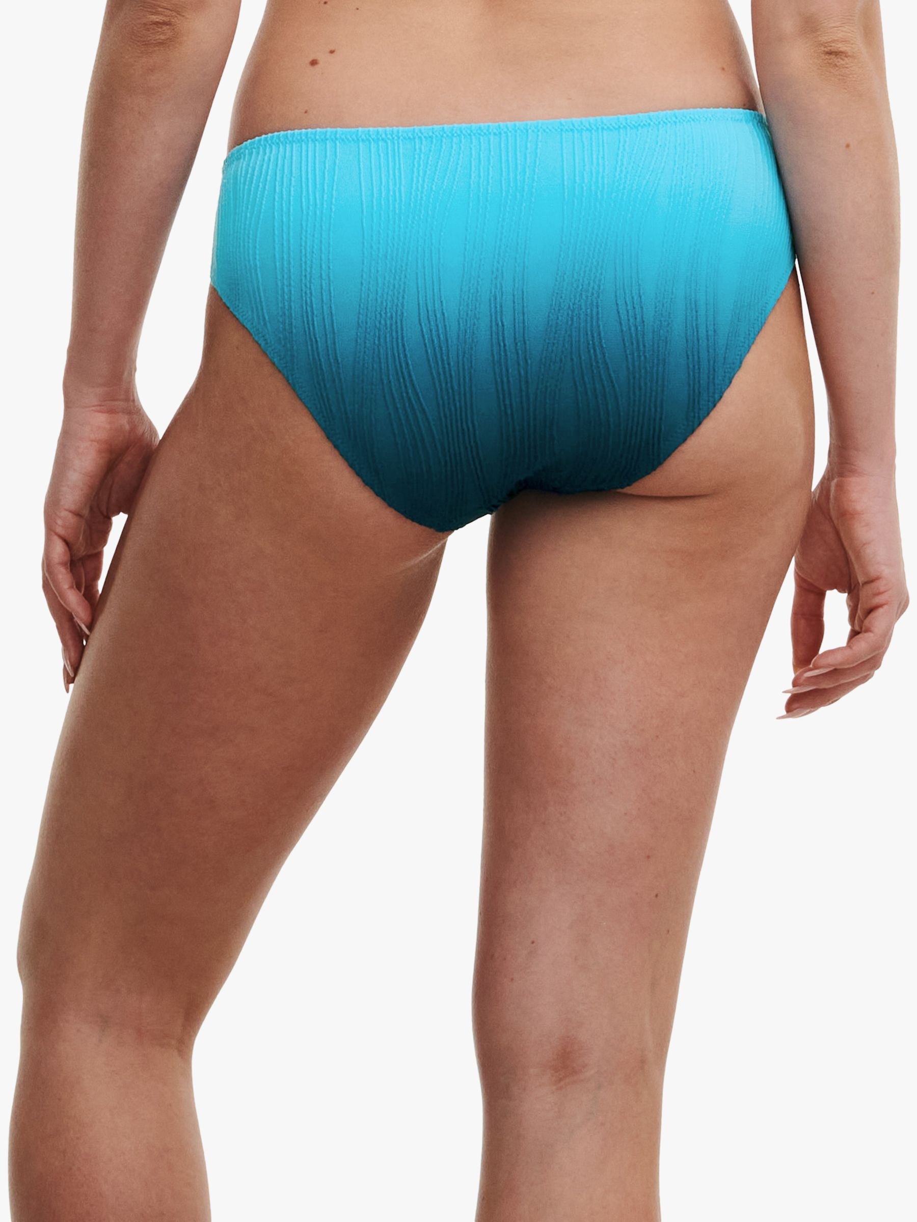 Chantelle Pulp Swimwear Textured Bikini Bottoms, Blue Tie Dye, One Size