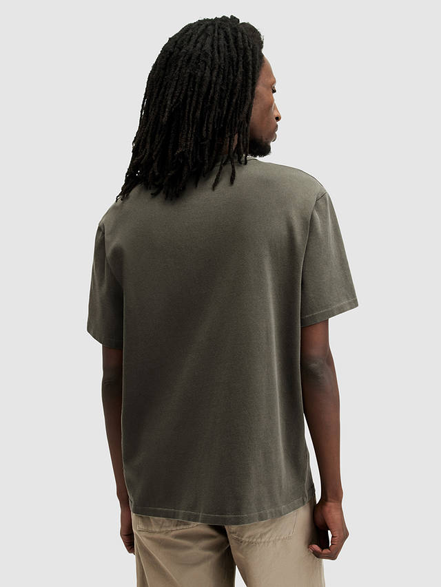 AllSaints Cole Short Sleeve Crew T-Shirt, Khaki