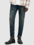 AllSaints Rex Slim Fit Jeans, Tinted Indigo