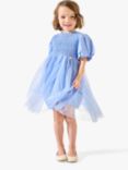Angel & Rocket Kids' Lyra Shirred Tutu Dress, Blue