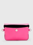 AllSaints Zoe Leather Cross Body Bag, Hot Pink