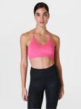 Sweaty Betty Mindful Flex Seamless Yoga Sports Bra, Camellia Pink