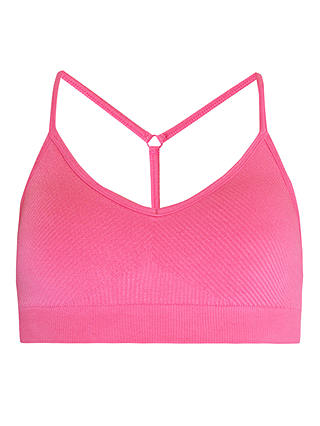 Sweaty Betty Mindful Flex Seamless Yoga Bra, Camellia Pink