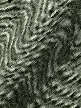 Charles Tyrwhitt Linen Collarless Slim Fit Shirt, Olive Green