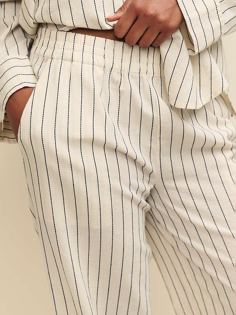 Buy Nobody's Child Petite Misha Pinstripe Trousers, Natural Online at johnlewis.com