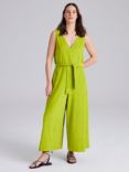 Cape Cove Sandy Towelling Jumpsuit, Lime