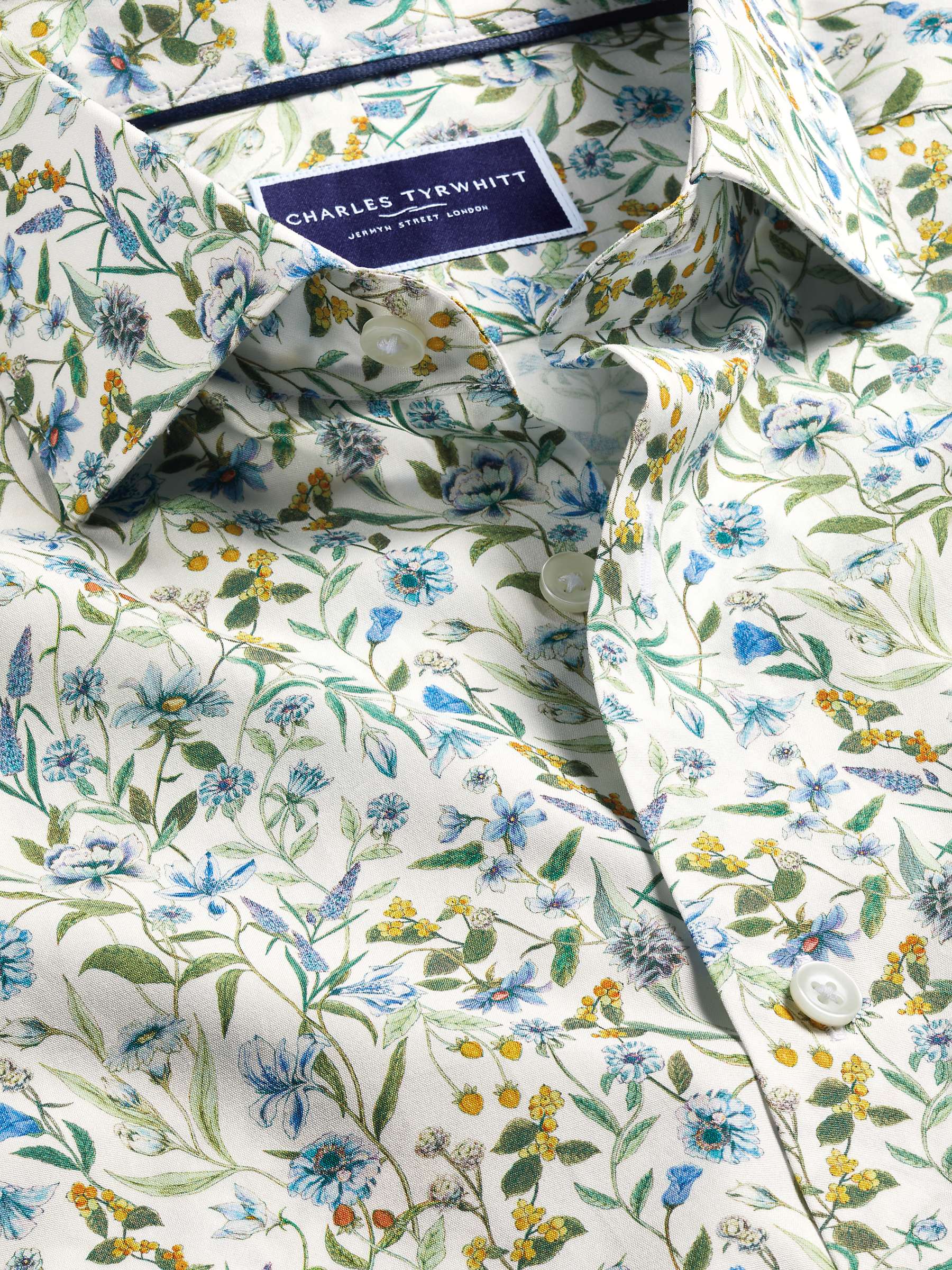 Buy Charles Tyrwhitt Classic Fit Floral Liberty Print Shirt, Multi Online at johnlewis.com