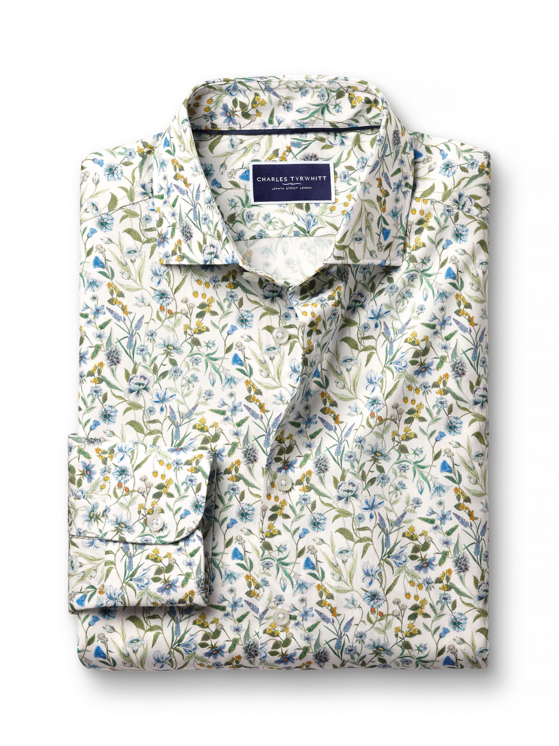 Buy Charles Tyrwhitt Classic Fit Floral Liberty Print Shirt, Multi Online at johnlewis.com
