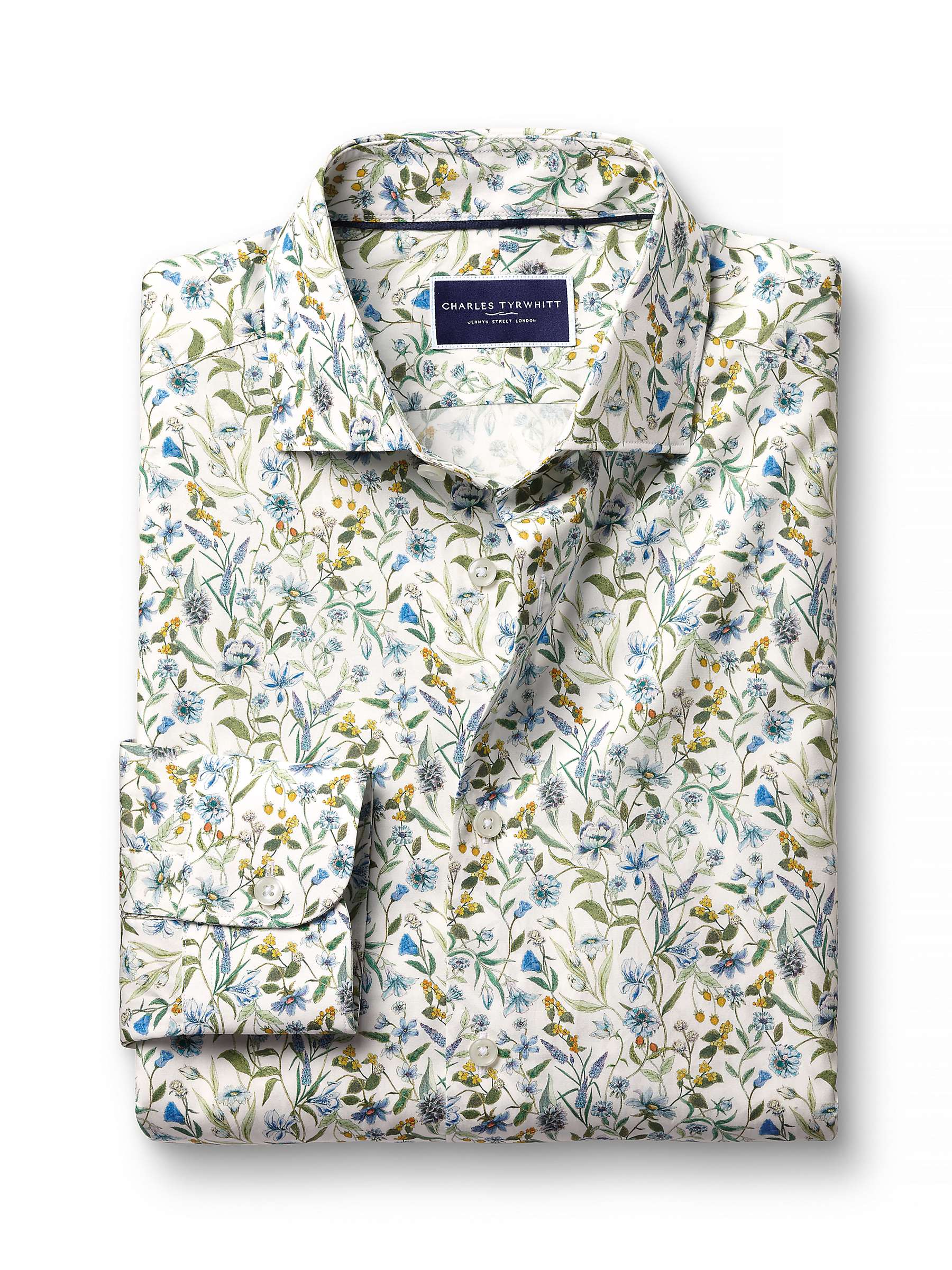 Buy Charles Tyrwhitt Floral Liberty Print Slim Fit Shirt, Multi Online at johnlewis.com