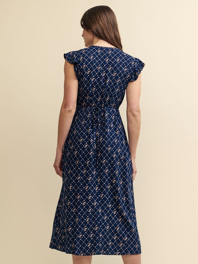 Buy Nobody's Child Lily Jasmine Ditsy Print Midi Dress, Blue Online at johnlewis.com