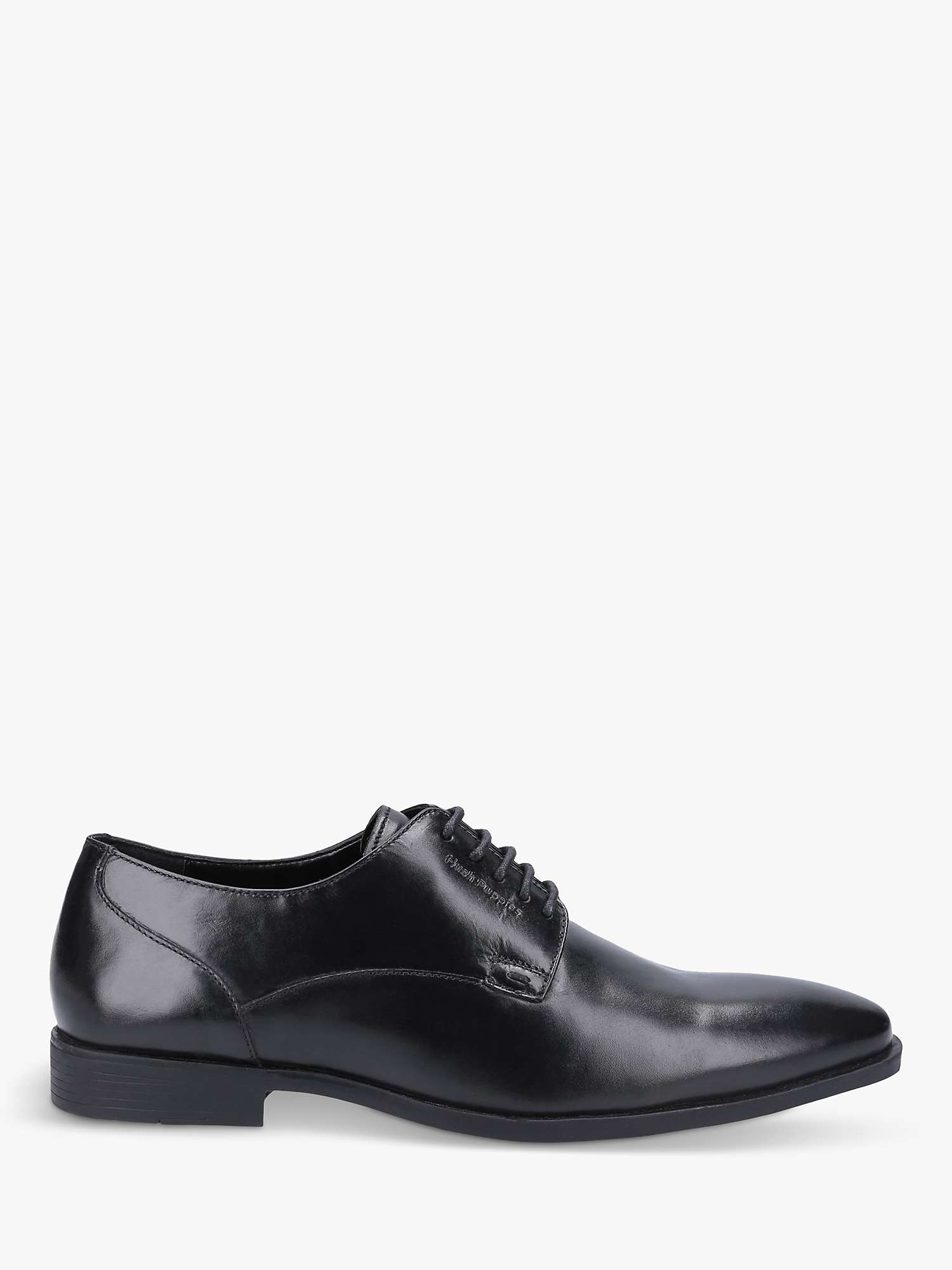 Buy Hush Puppies Ezra Leather Lace Up Shoes, Black Online at johnlewis.com