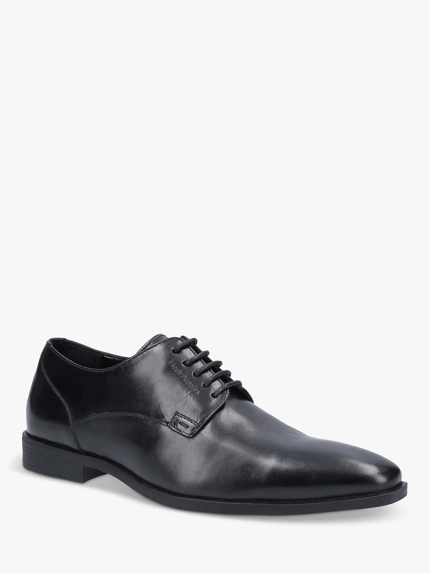 Buy Hush Puppies Ezra Leather Lace Up Shoes, Black Online at johnlewis.com