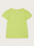 Monsoon Kids' Sequin Embellished Campervan T-Shirt, Lime/Multi