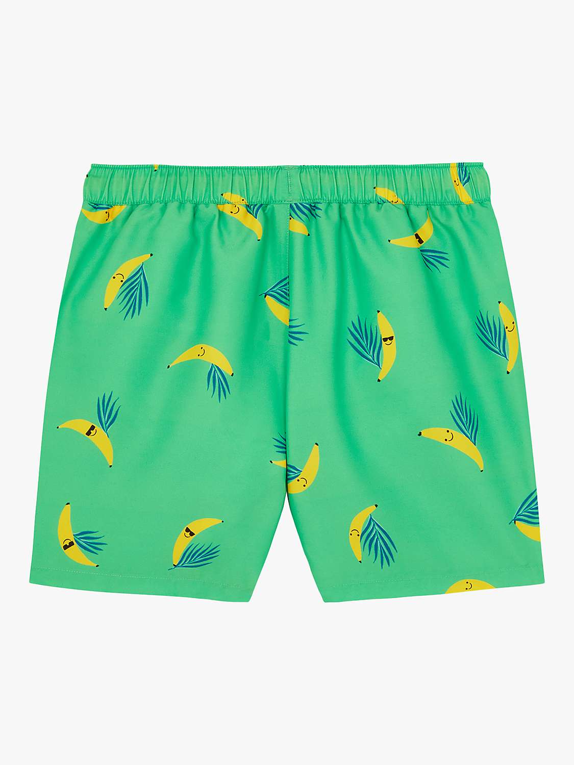 Buy Angels by Accessorize Kids' Banana Print Swim Shorts, Green/Multi Online at johnlewis.com