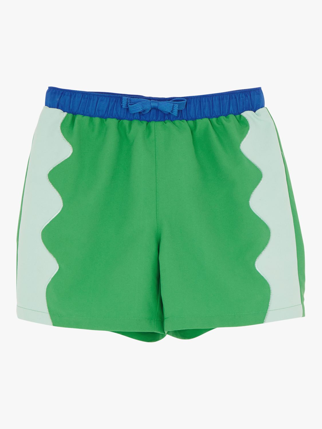 Angels by Accessorize Kids' Wave Swim Shorts, Green/Multi, 3-4 years
