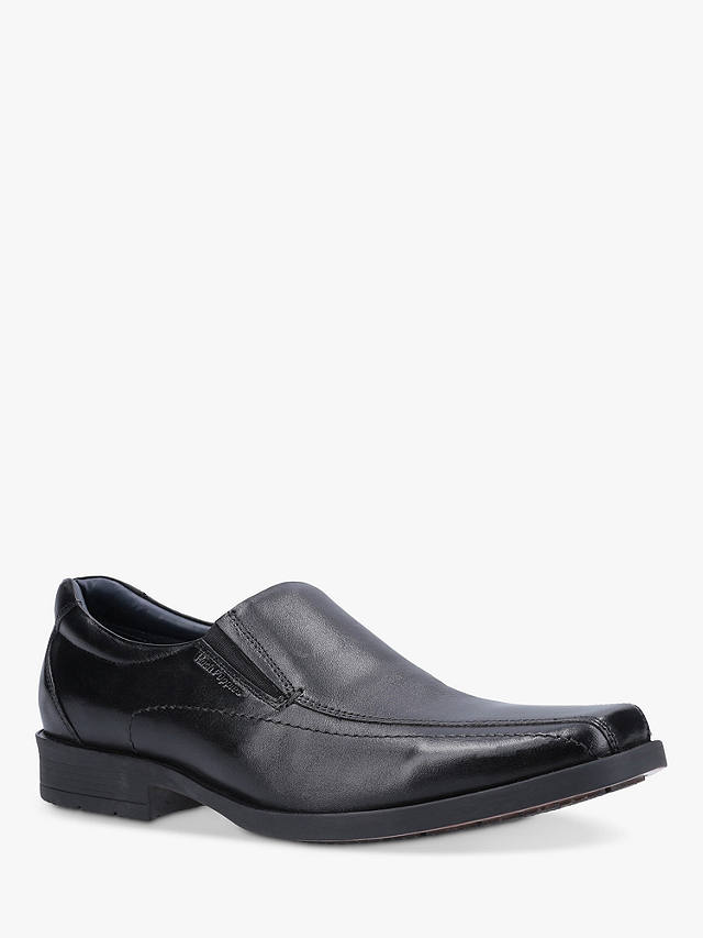 Hush Puppies Brody Leather Slip On Shoes, Black