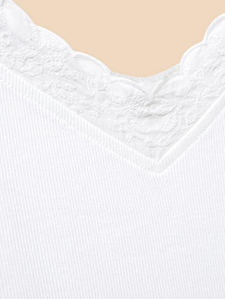 White Stuff Seabreeze Embroidered Vest, White