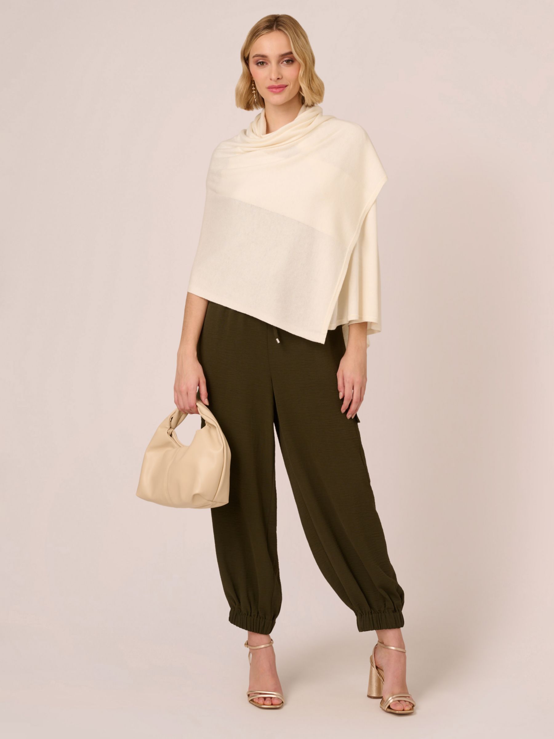 Adrianna Papell Slim Solid Shug Ivory at John Lewis Partners