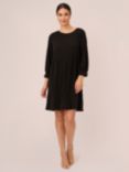 Adrianna Papell Rib Knit Shift Dress, Black
