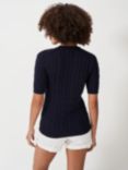 Crew Clothing Cotton Summer Cable Knit Jumper
