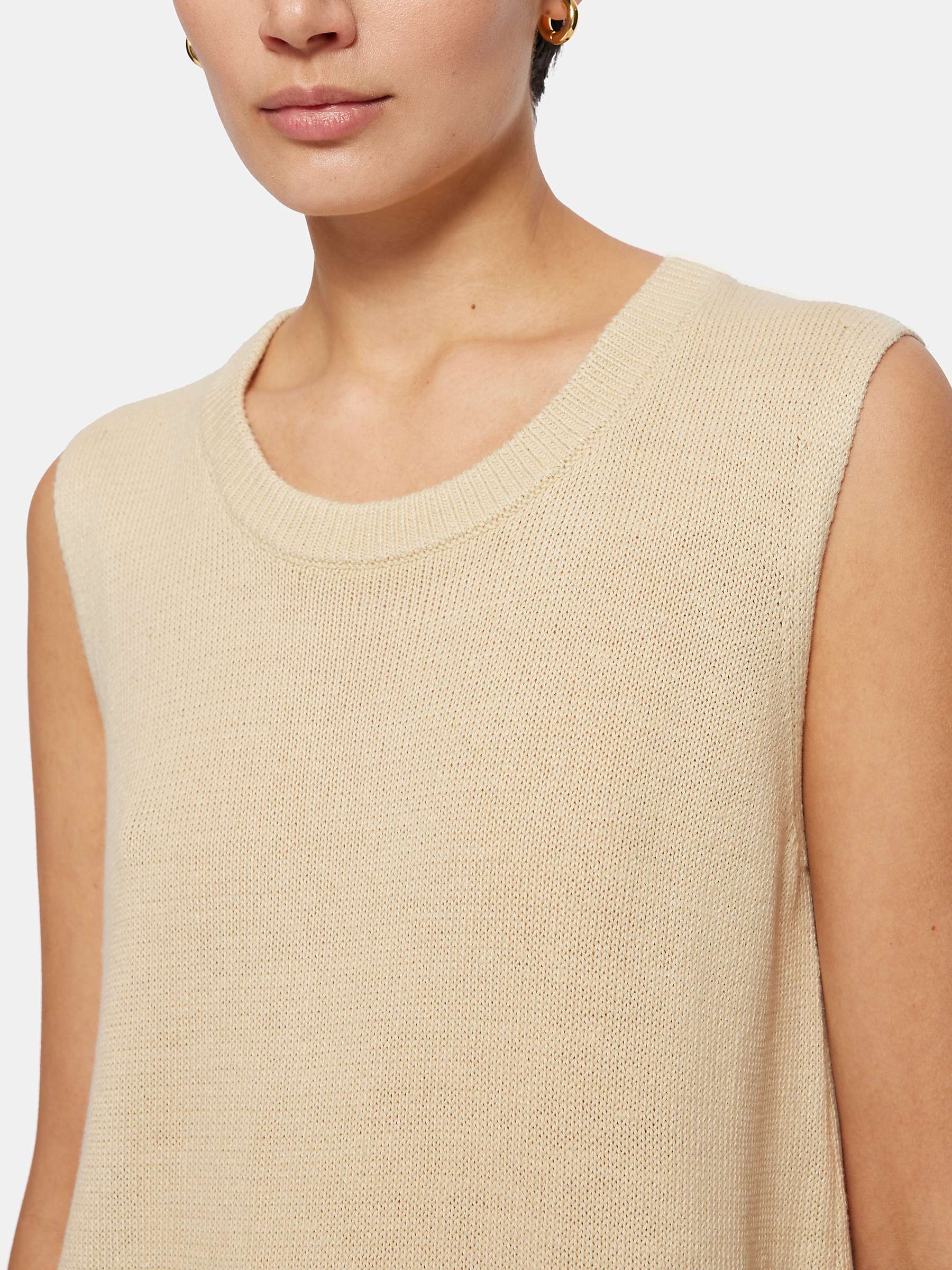 Buy Jigsaw Linen Cotton Knitted Tunic Online at johnlewis.com