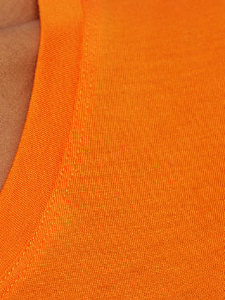 Jigsaw Supima Cotton Scoop Neck T-Shirt, Orange