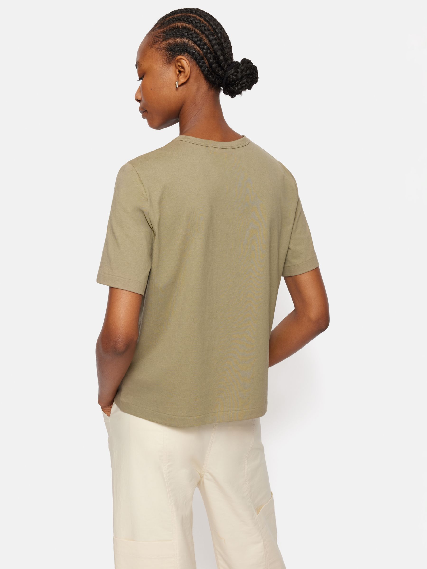 Jigsaw Heavy Cotton Boy T-shirt, Khaki, XS
