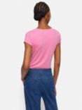 Jigsaw Supima Cotton T-Shirt, Pop Pink