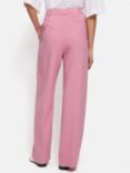 Jigsaw Nik Fluid Twill Trousers, Pink, Pink