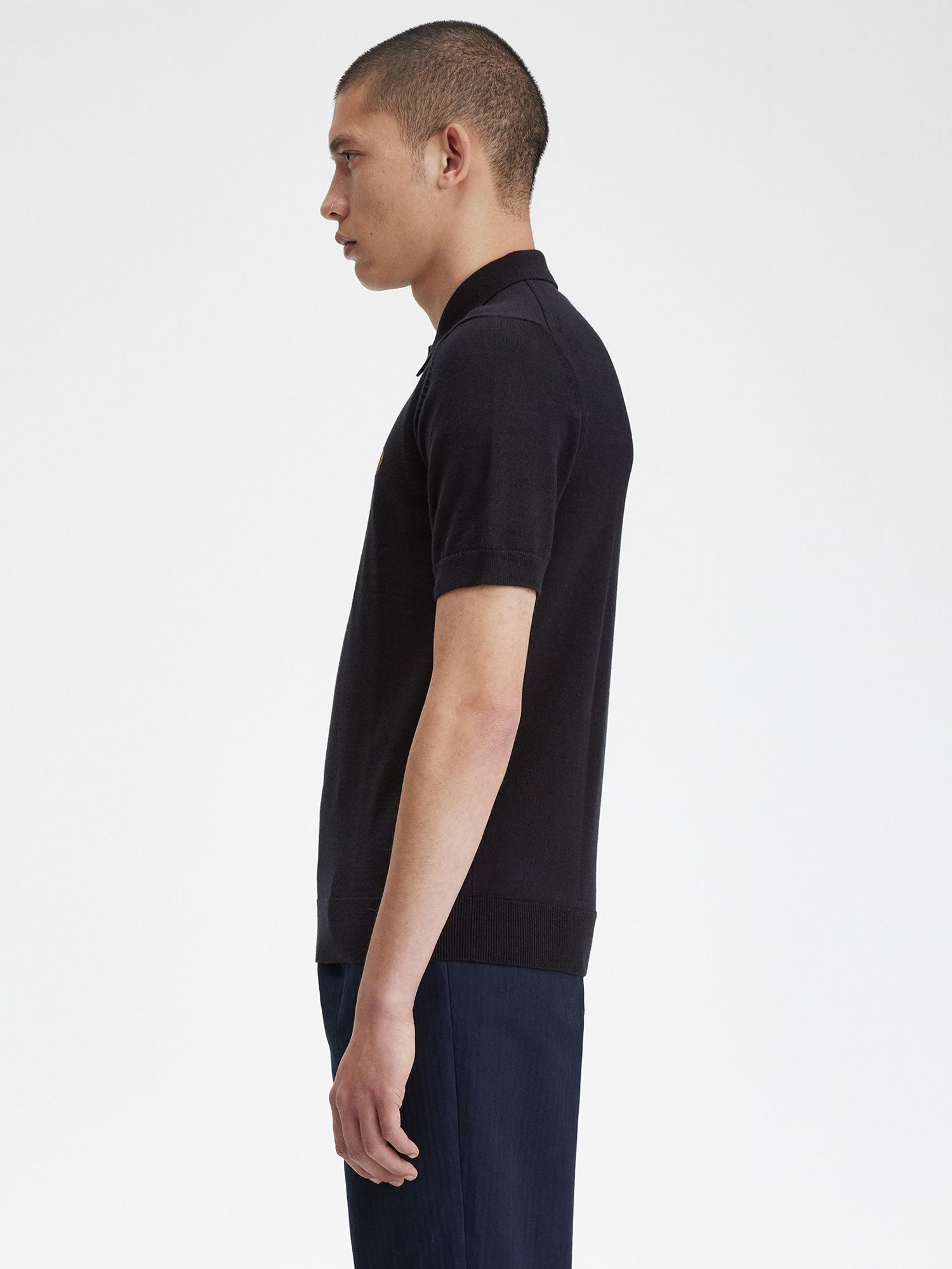 Buy Fred Perry Wool Blend Classic Knitted Polo Shirt Online at johnlewis.com
