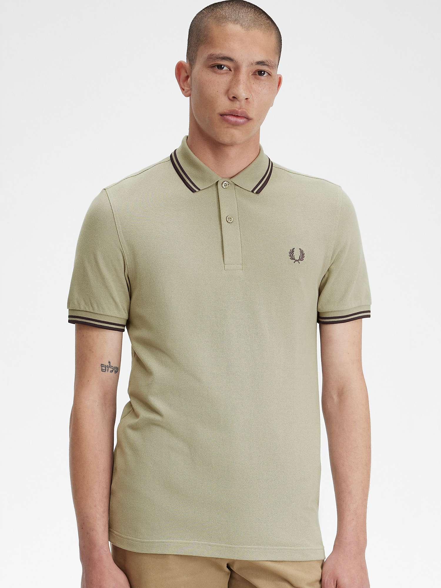 Buy Fred Perry The Twin Tipped Short Sleeve T-Shirt Online at johnlewis.com