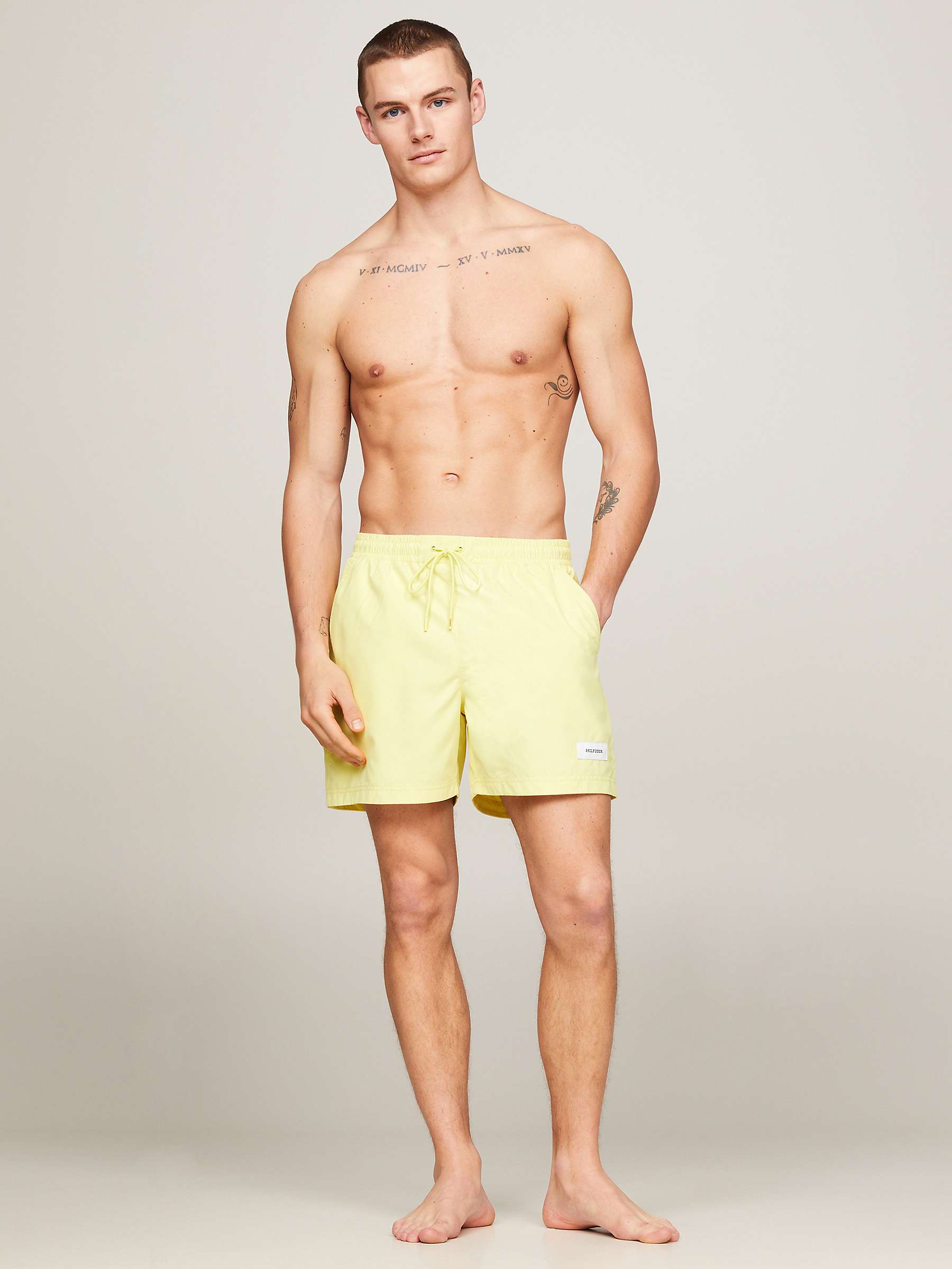 Buy Tommy Hilfiger Drawstring Label Swim Shorts Online at johnlewis.com